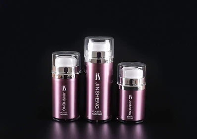 Guld luksus kosmetisk flaske til lotionpumpe